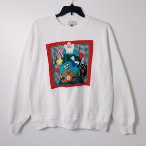 1991 VINTAGE Susan Bristol Christmas Tree Sweater